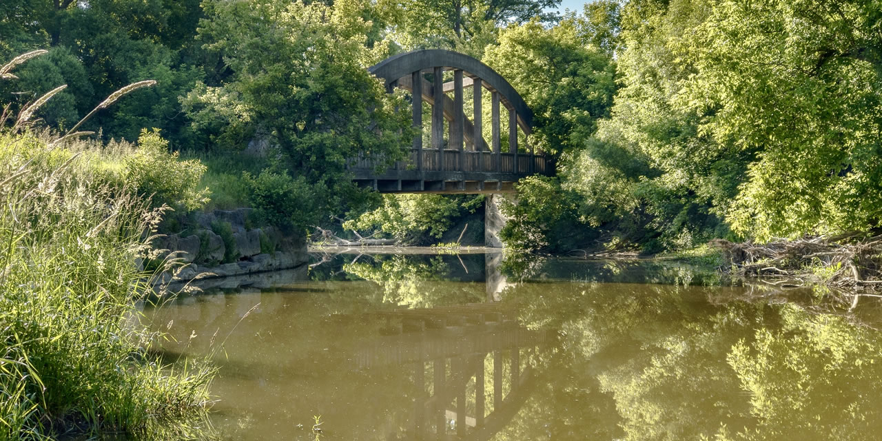 Old railway bridge near Brampton Ontario