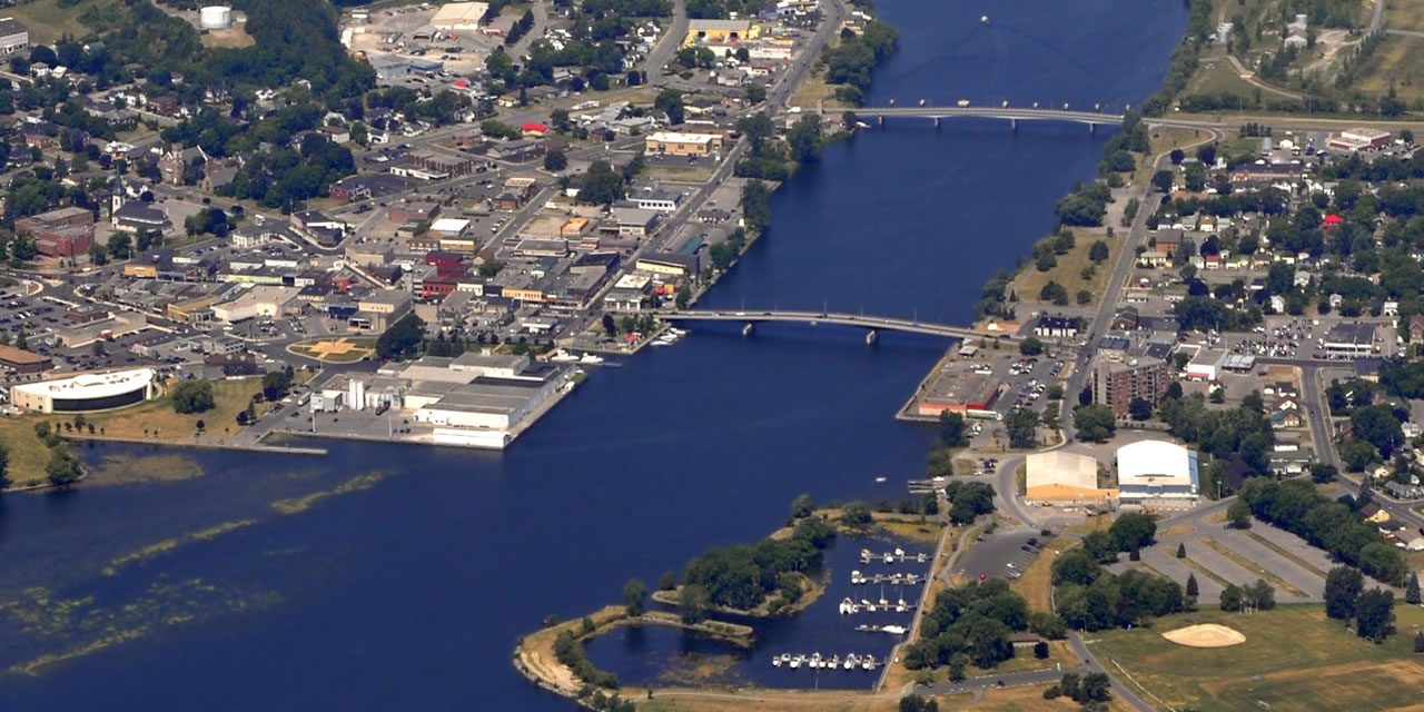 Trenton from the air